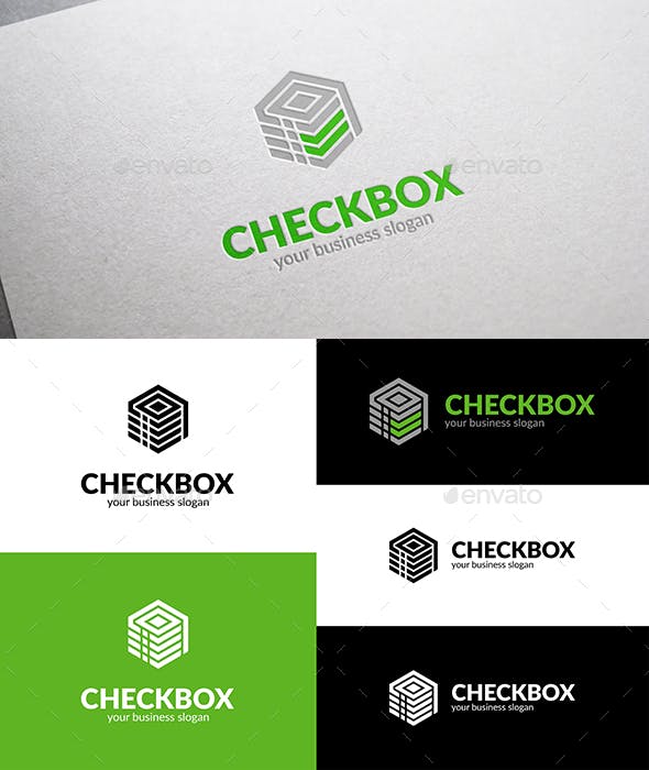 Check Box Logo - Check Box Logo by djjeep | GraphicRiver