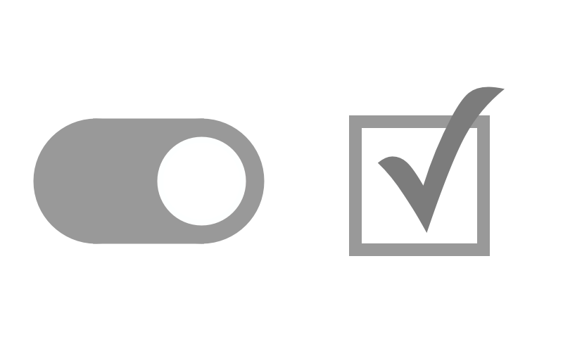 Check Box Logo - Checkbox vs Toggle Switch
