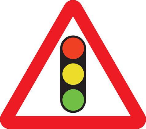 Circle in a Red Triangle Logo - Traffic signs Highway Code