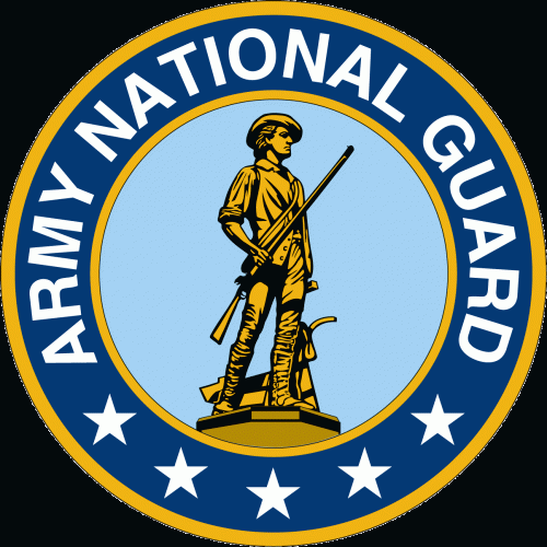 National Guard Logo - Army National Guard Logo Birthday - Edible Icing Image - Whimsical ...