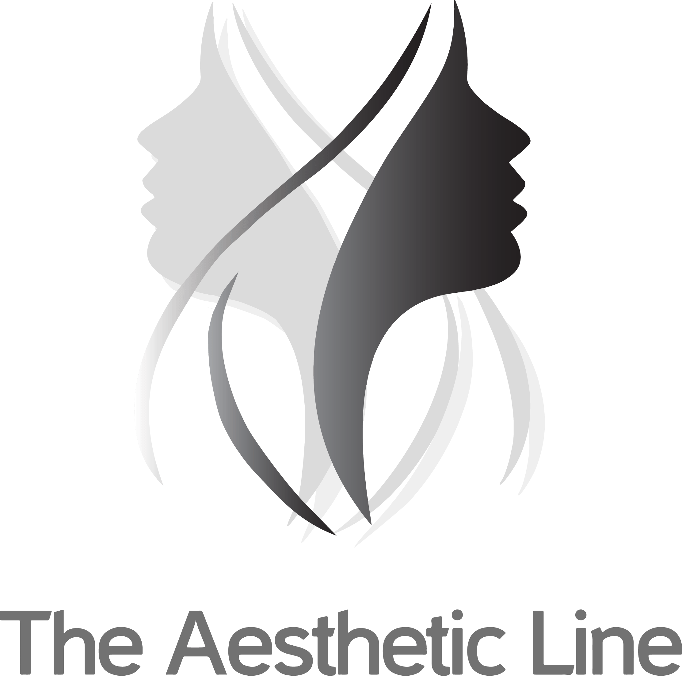 Black and White Line Logo - TheAestheticLine