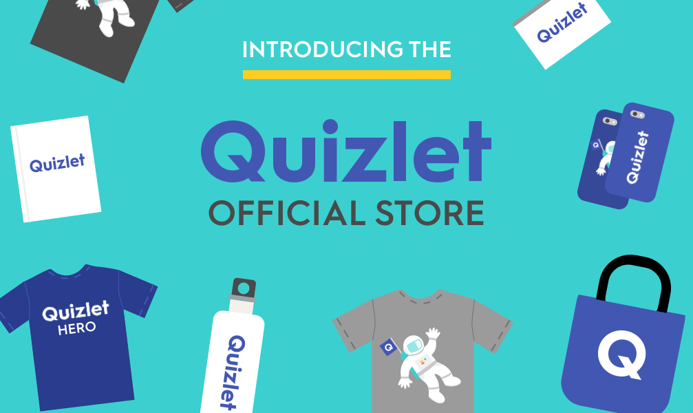 Cool Blue Quizlet Logo - Quizlet Swag for All: Meet the Official Quizlet Store