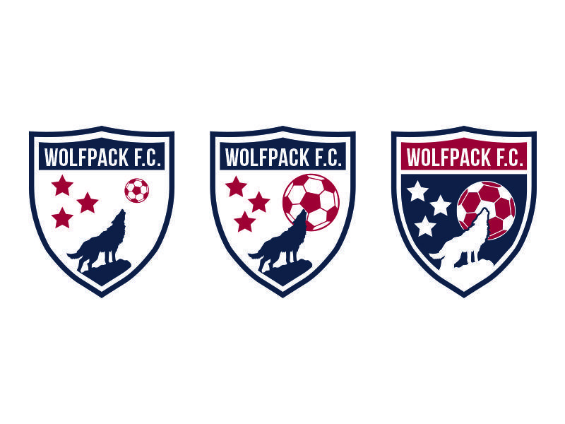 Wolf Soccer Logo - Wolfpack FC Crest Concepts by David Leininger | Dribbble | Dribbble
