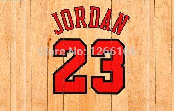 Michael Jordan Number 23 Logo - M17 Michael Jordan Chicago Bulls Number 23 Poster Basketball Star ...