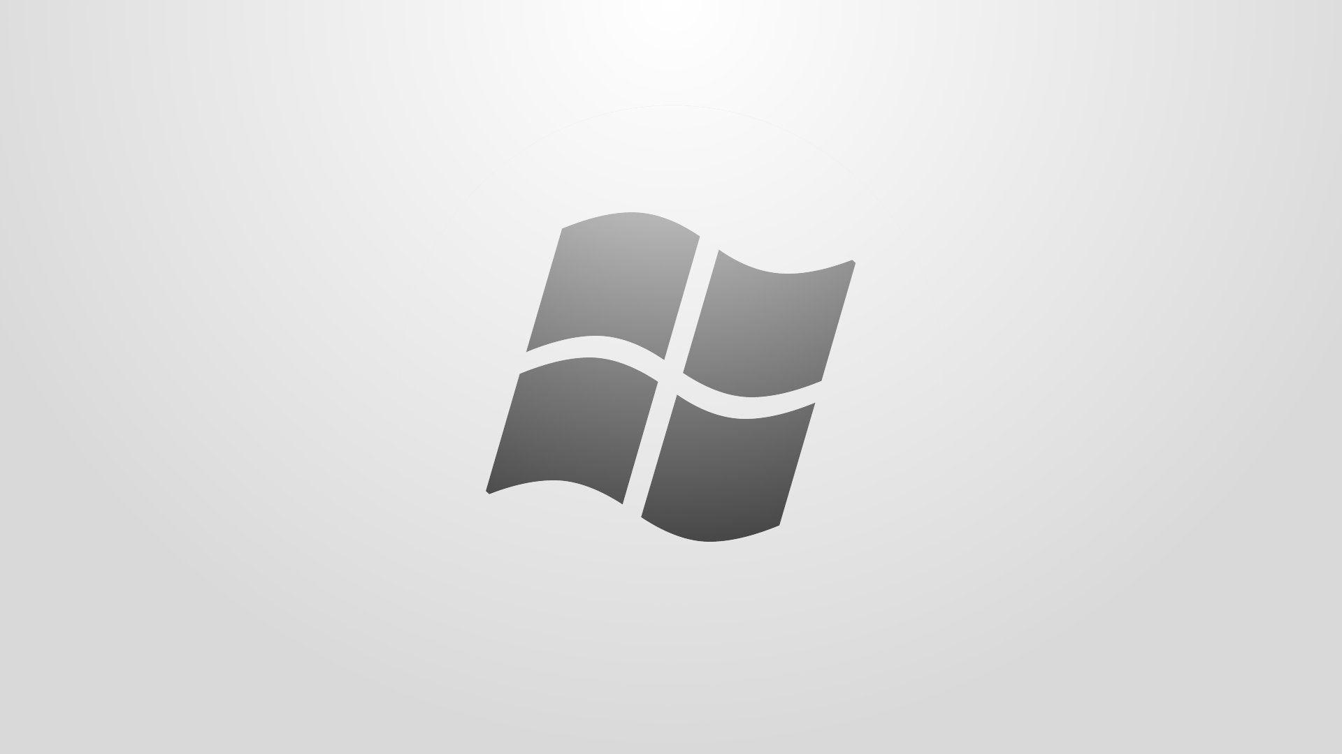 White Windows Logo - Windows Grey Logo HD Wallpaper | 1920x1080 | ID:31521 ...