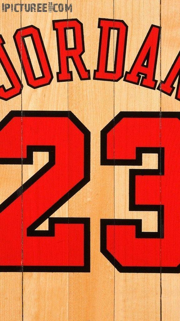 Michael Jordan Number 23 Logo - Download Michael Jordan Chicago Bulls Number 23 iPhone 6 HD ...