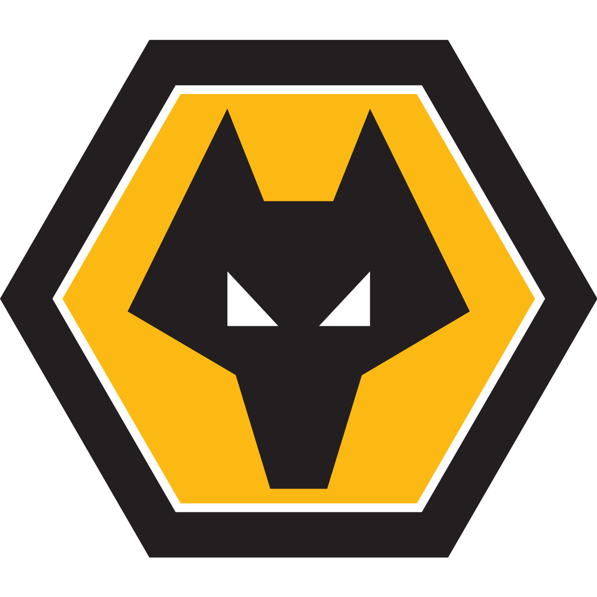 Black and White Wolves Logo - Wolverhampton Wanderers F.C.