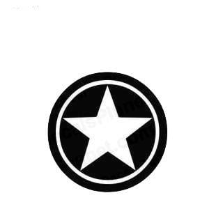 Fashion Star in Circle Logo - Fashion star miscellaneous decals, decal sticker #613