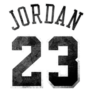Number 23 Jordan Logo - Jordan 23 Black Michael Jordan Jersey