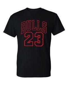 Number 23 Jordan Logo - Bulls Michael Jordan T Shirt Number 23 logo