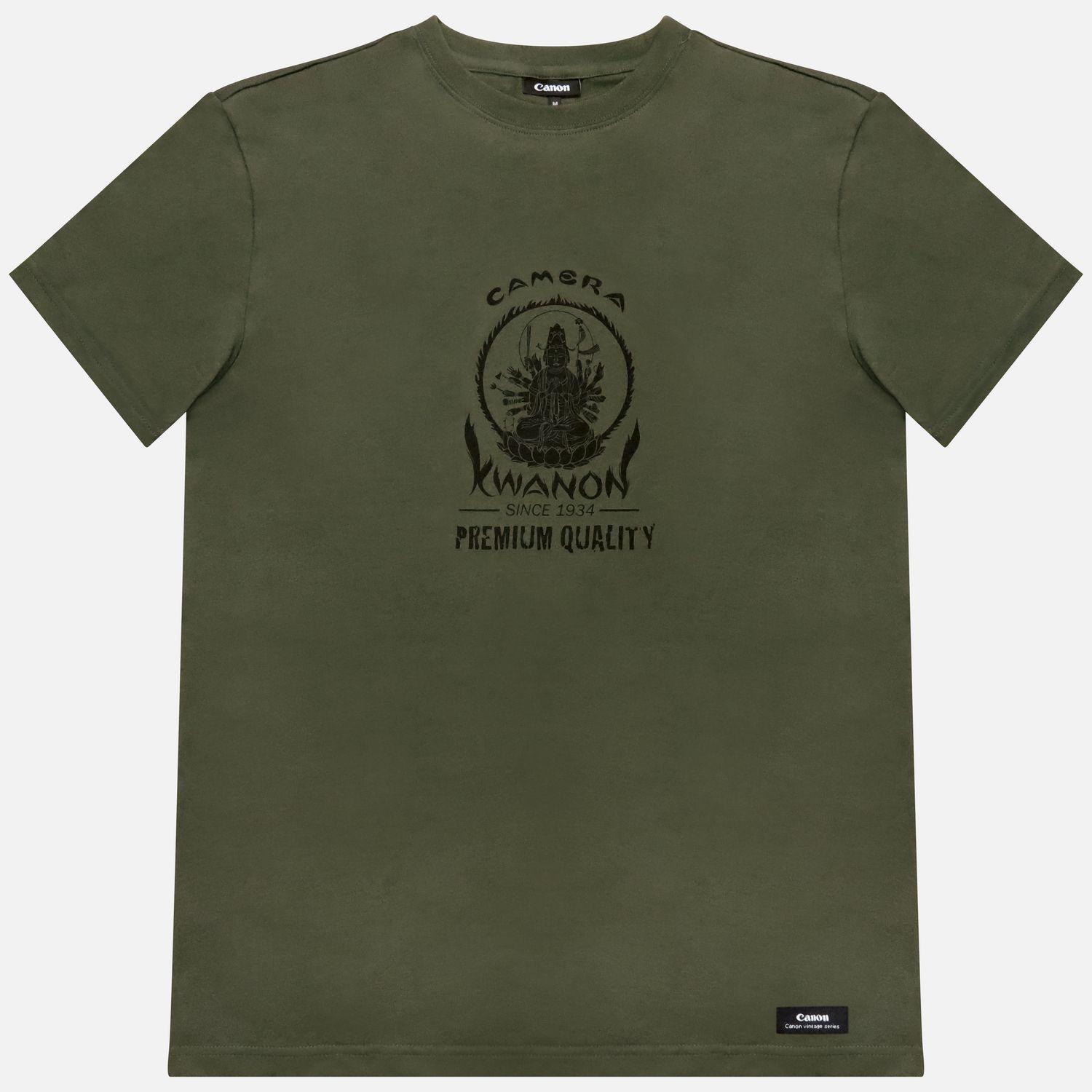 XXL Logo - Buy Canon Vintage Logo Men's T-shirt, Olive Green, XXL — Canon UK Store