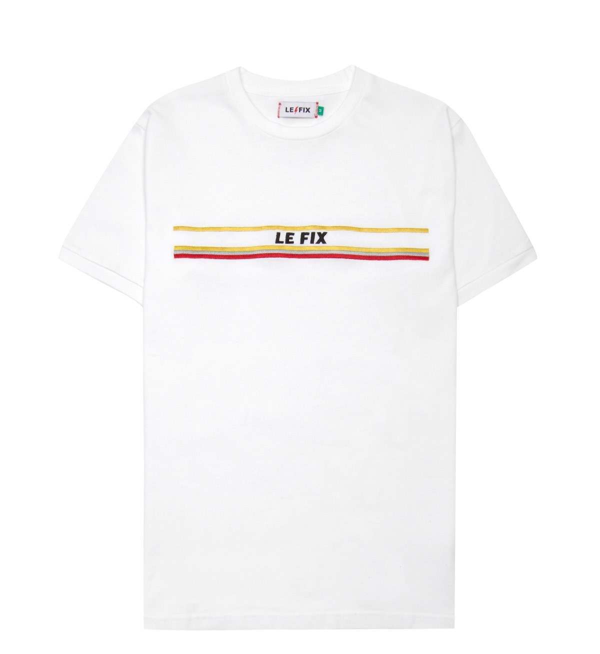 Clothing Off Brand Logo - Le Fix Off Logo T Shirt White