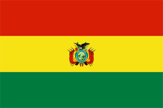 Red Green Flag Logo - Bolivia Symbols and Flag and National Anthem
