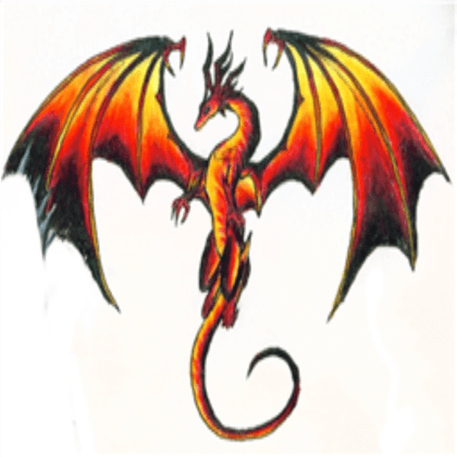 Dark Dragon Logo - Dark dragon spirit logo - Roblox