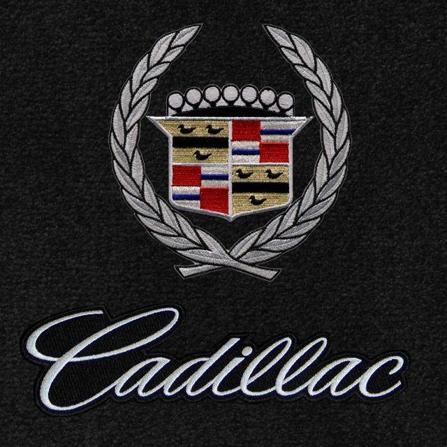 Classic Cadillac Logo - Cadillac Vehicles - Classic Loop Carpet Front Floor Mats - Choose ...
