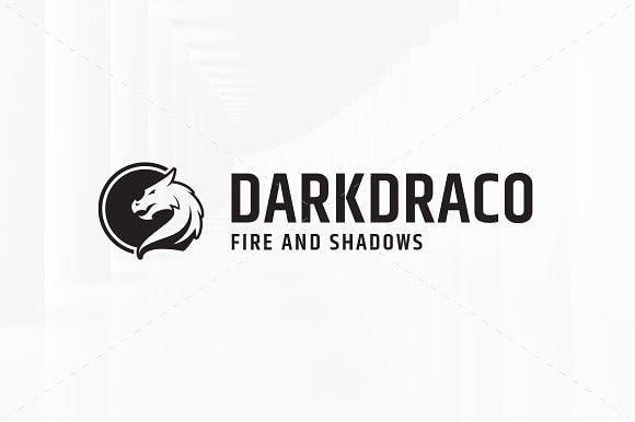 Dark Dragon Logo - Dark Dragon Logo Template ~ Logo Templates ~ Creative Market