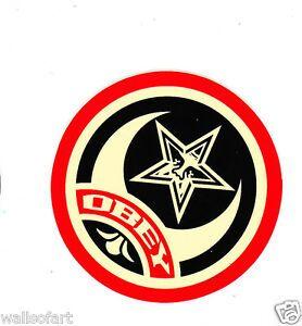 Obey Star Logo - Shepard Fairey OBEY ANDRE THE GIANT STAR RARE STICKER banksy dolk ...