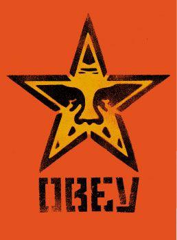 Obey Star Logo - Star Stencil Giant: The Definitive Obey Giant Site