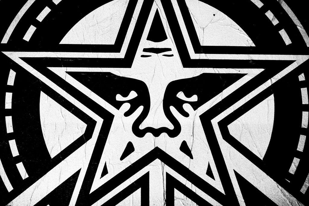 Obey Star Logo - Obey the Stars on Hollywood Boulevard | Thomas Hawk | Flickr