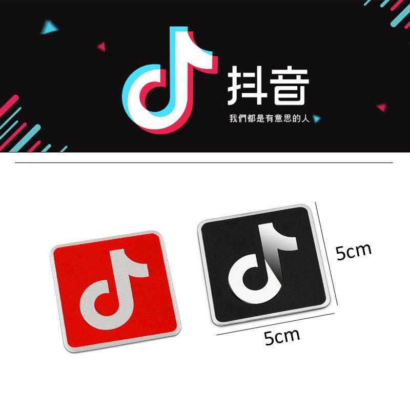 Douyin Logo - Detail Feedback Questions about Fashion Douyin Logo Car Sticker