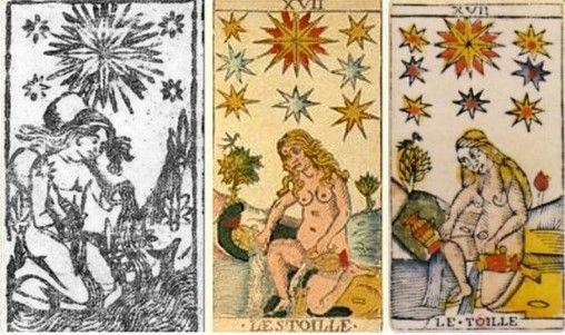 Yellow Person Holding Sun Logo - Tarot and Alchemy: Two Parallel Traditions: Star Moon Sun