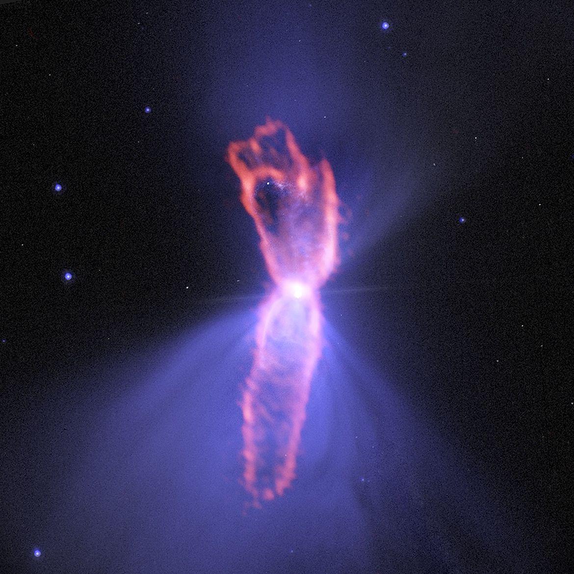 Boomerang Star Logo - ALMA returns to boomerang nebula: Companion star provides chilling