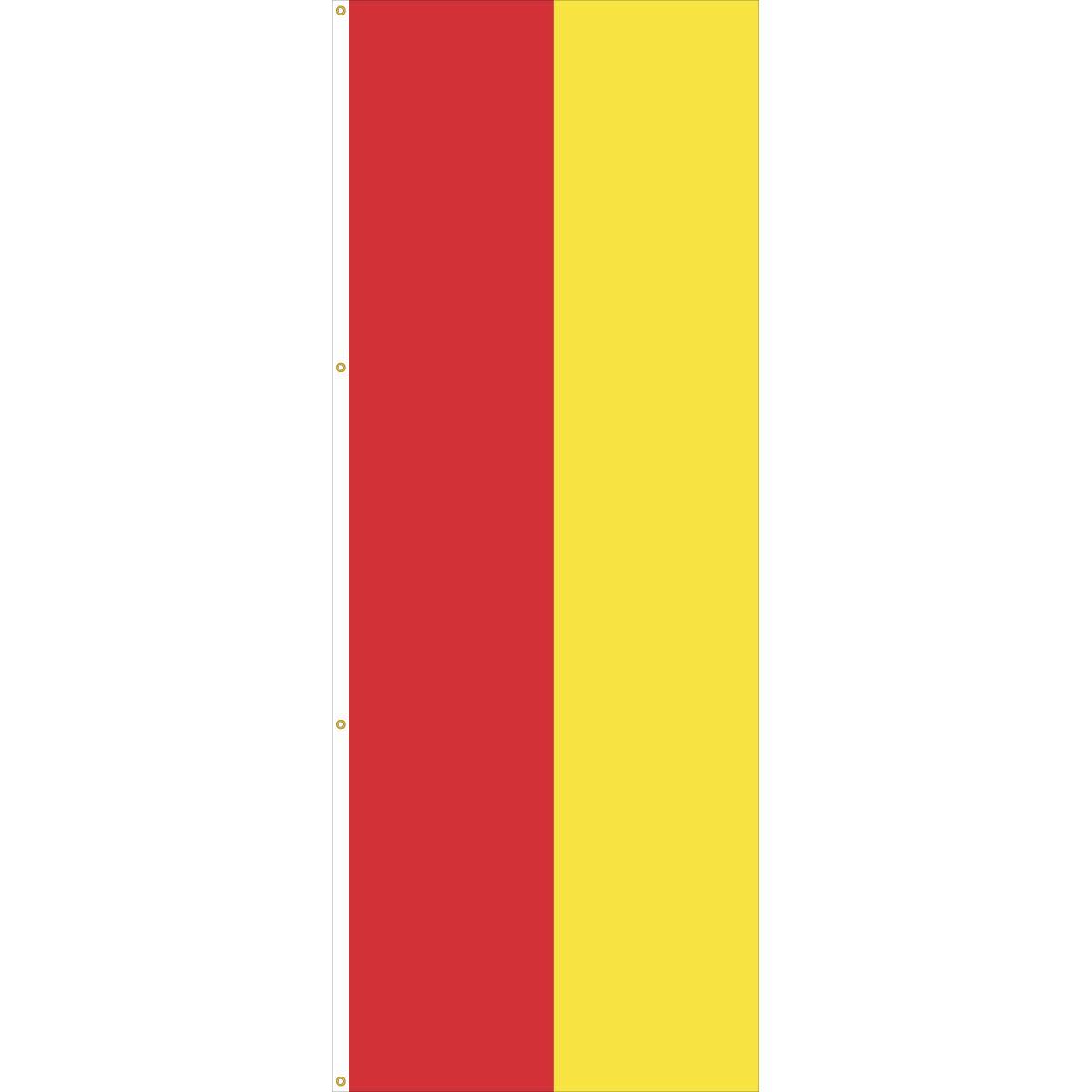 Vertical Stripe Logo - 8' x 3' Vertical Striped Tall Flags