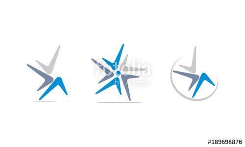 Boomerang Star Logo - Boomerang Vector Template Set Stock Image And Royalty Free Vector