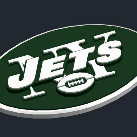 New York Jets Logo - Free STL files NewYork Jets - Logo ・ La Poste