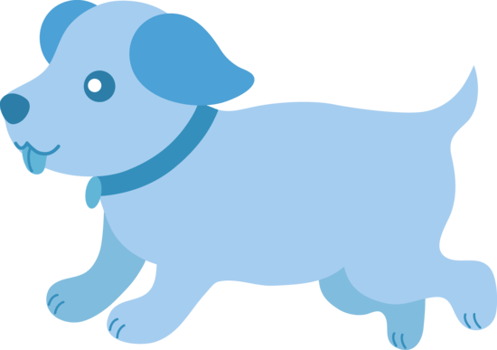 Light Blue Dog Logo - Baby Blue Dog Clipart