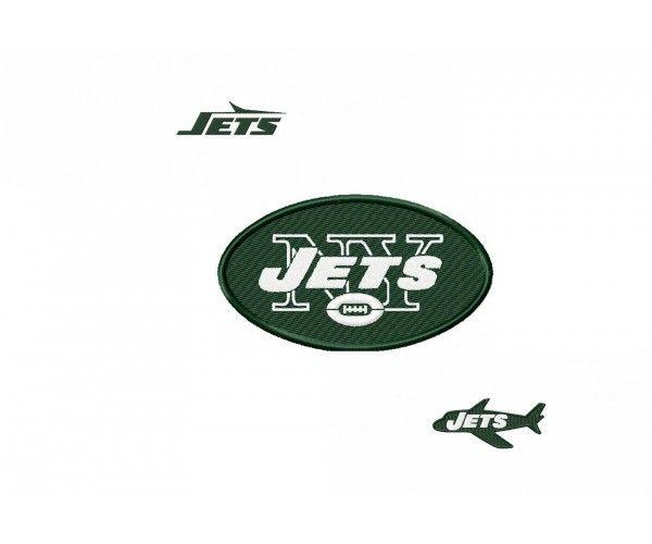 New York Jets Logo - New York Jets logo machine embroidery design for instant download