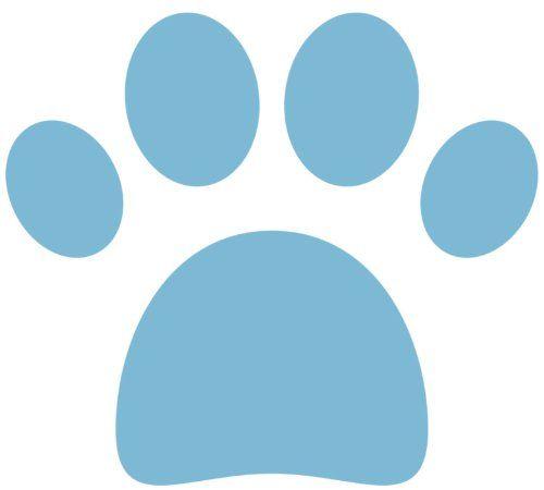 Light Blue Dog Logo - Amazon.com: DOG PET PAW PRINT LIGHT BLUE WHITE Vinyl Decal Sticker ...