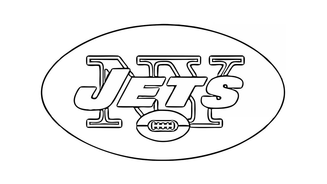 NY Jets Logo - How to Draw the New York Jets Logo (NFL) - YouTube