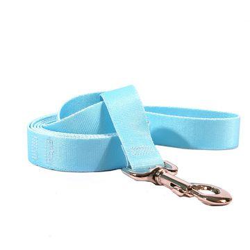 Light Blue Dog Logo - Solid Light Blue Dog Leash. Hot Dog Collars