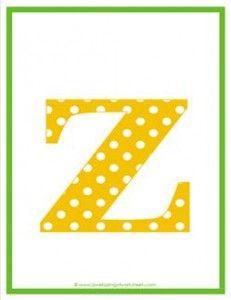 Polka Dot Z Logo - Polka Dot Letters - Lowercase z | A Wellspring of Worksheets