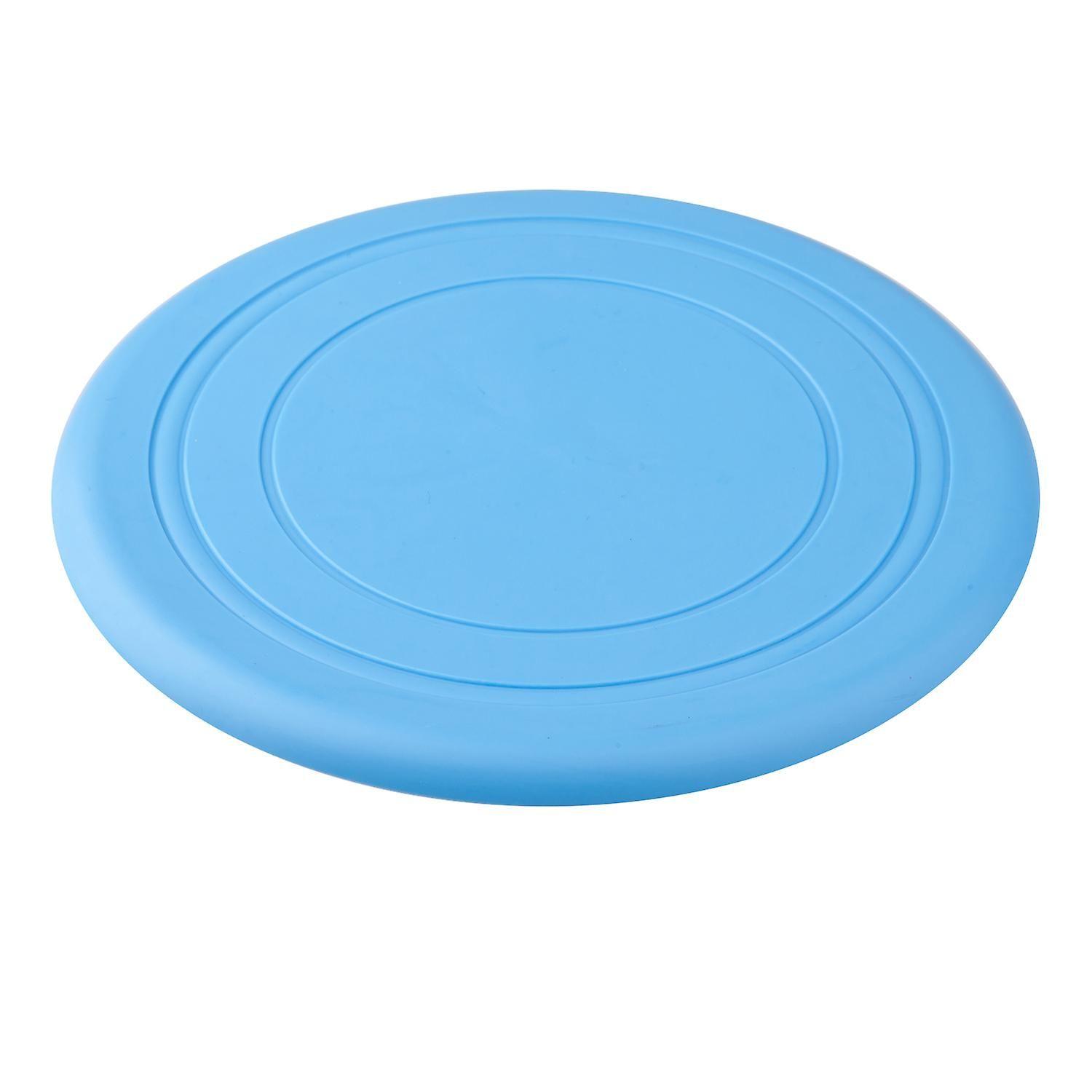 Light Blue Dog Logo - DIGIFLEX Light Blue Soft Silicone Dog Frisbee Medium Flying Disc Toy ...