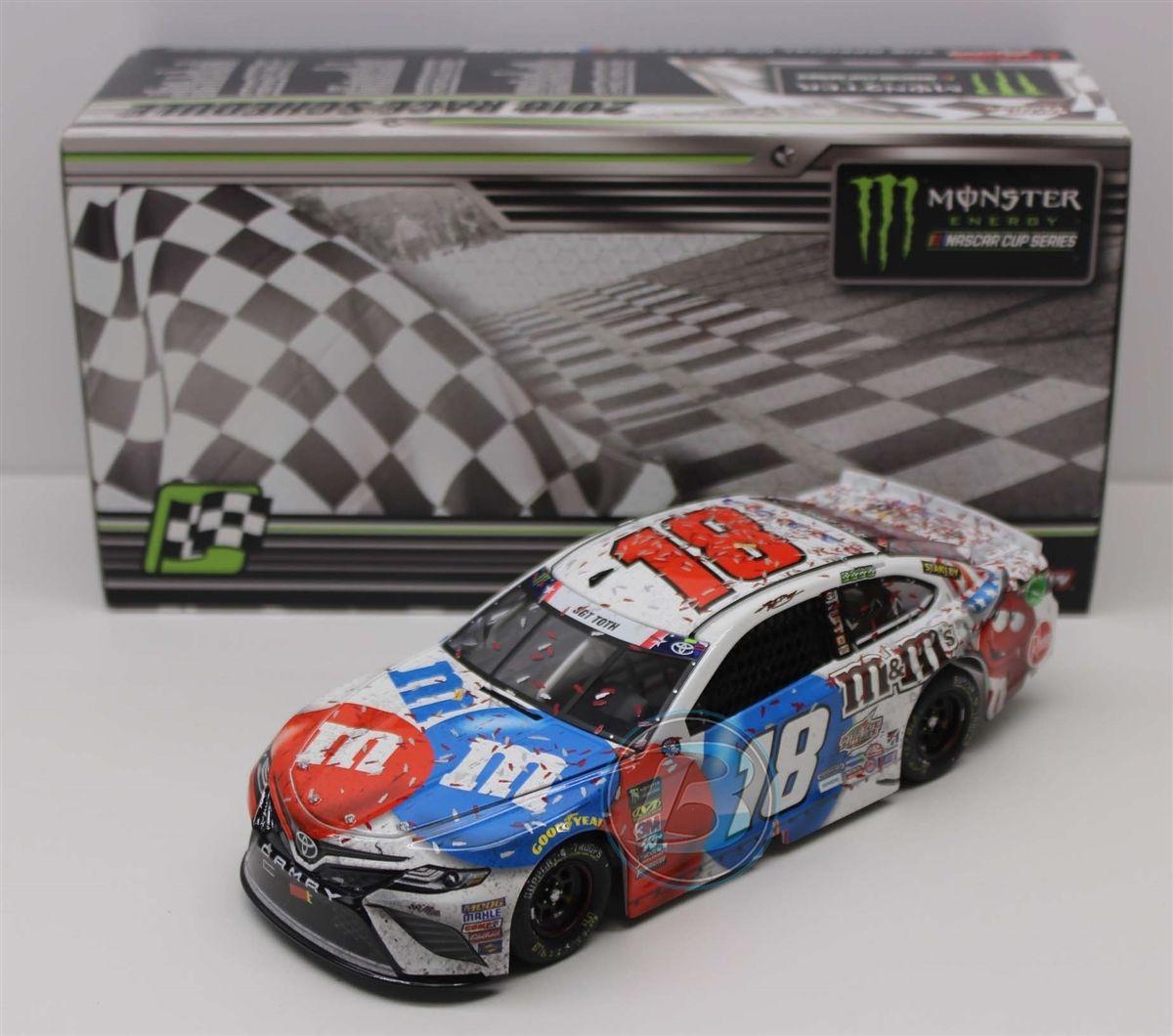 NASCAR Red White and Blue Logo - Kyle Busch 2018 M&M's Red, White & Blue / Charlotte Race Win 1:24 1 ...