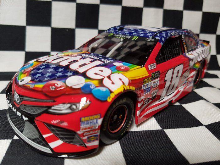 NASCAR Red White and Blue Logo - C181721RBKB – 2017 Kyle Busch Skittles Red, White & Blue 1:24th ...