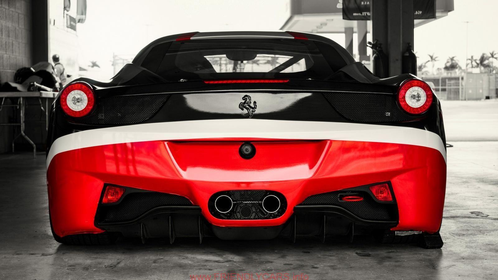 Black Black Red Car Logo - awesome ferrari 458 black and red car image HD Ferrari black