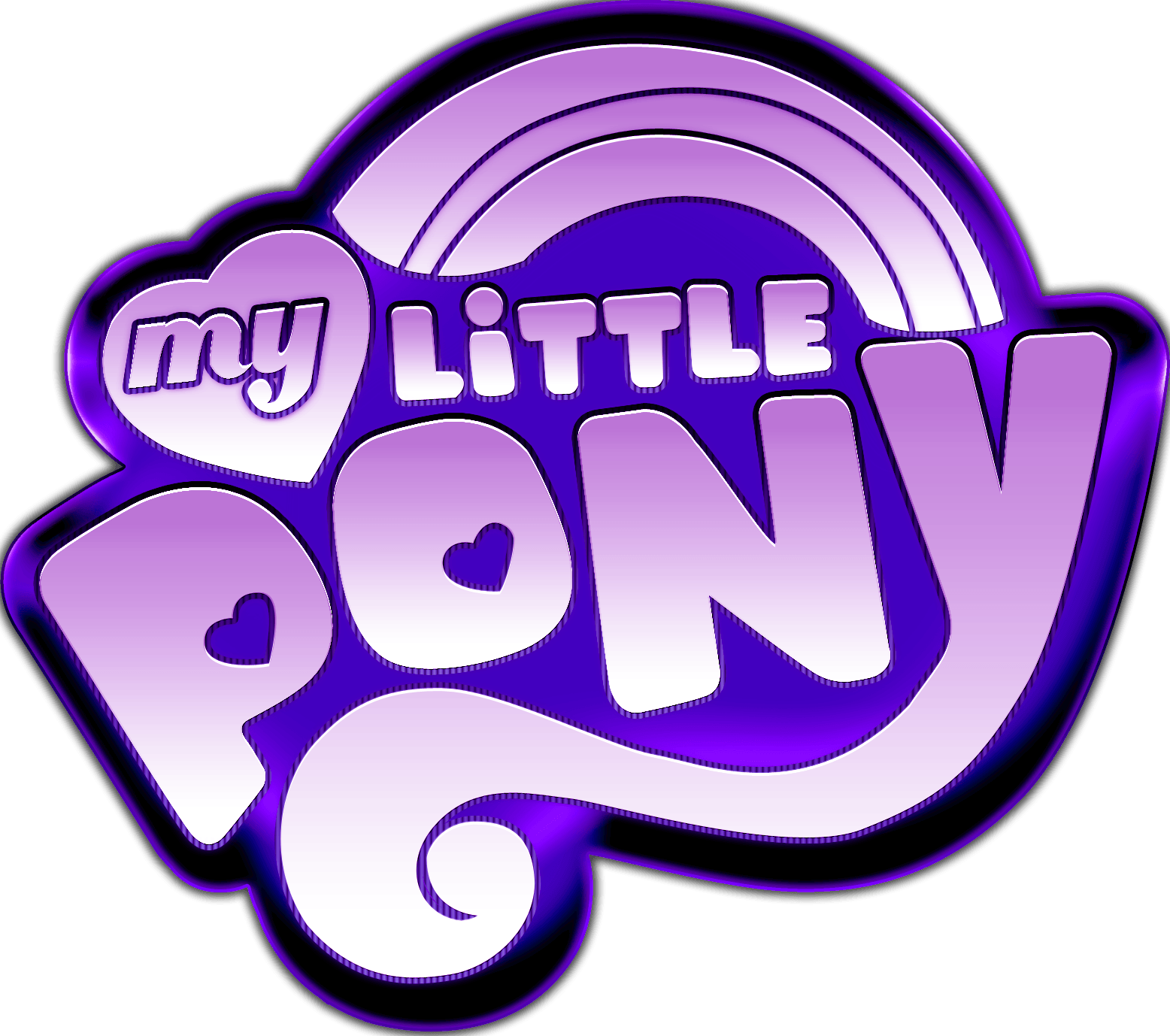 My Little Pony Logo - My Little Pony Friendship Is Magic - Stylised Logo by Malathrom ...