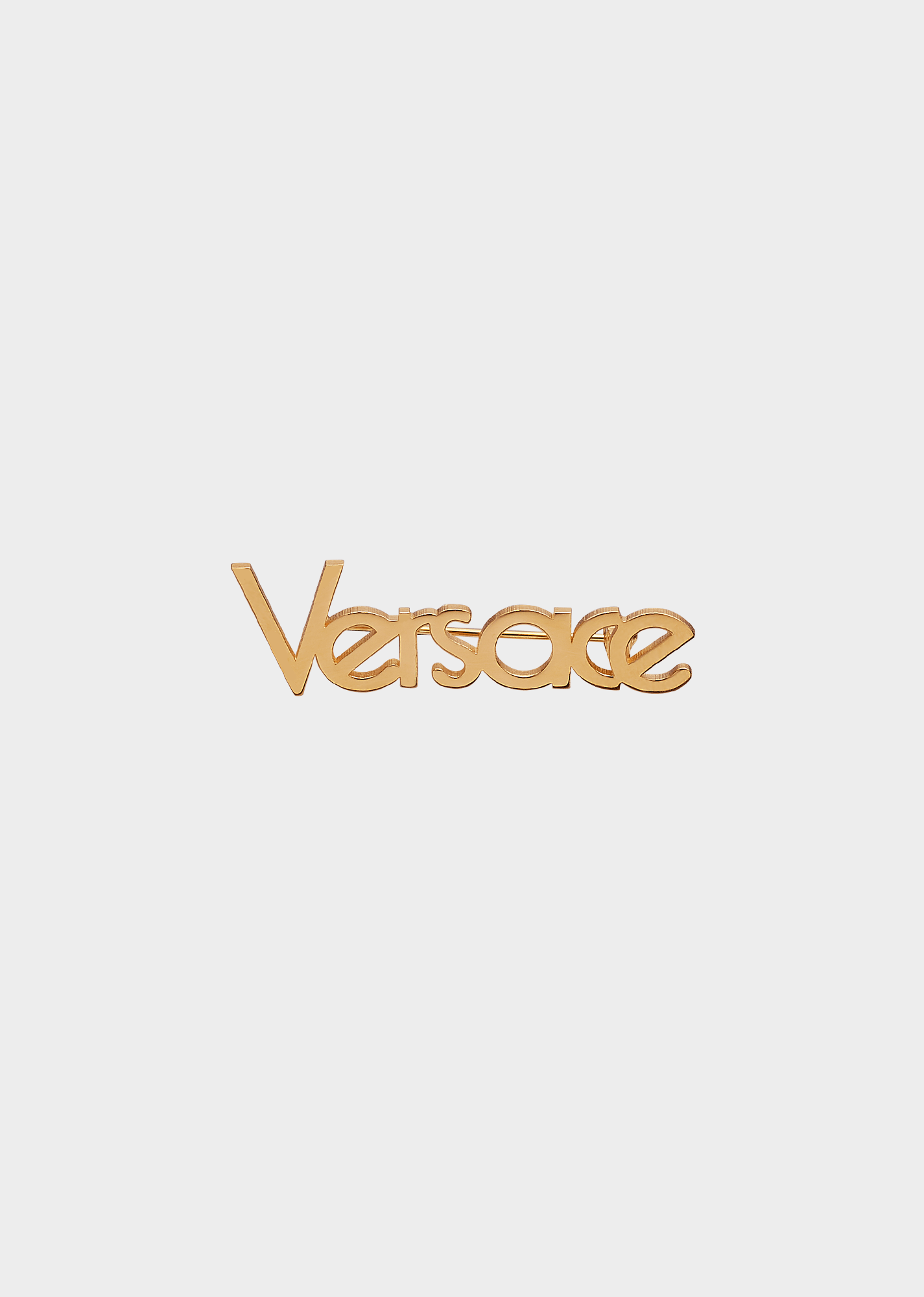 Versage Logo - Versace Gold Tone Vintage Logo Brooch for Women | Online Store EU