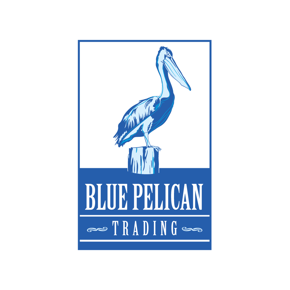Blue Pelican Logo - New Orleans Identity and Logo Design. Blue Pelican Trading. Good