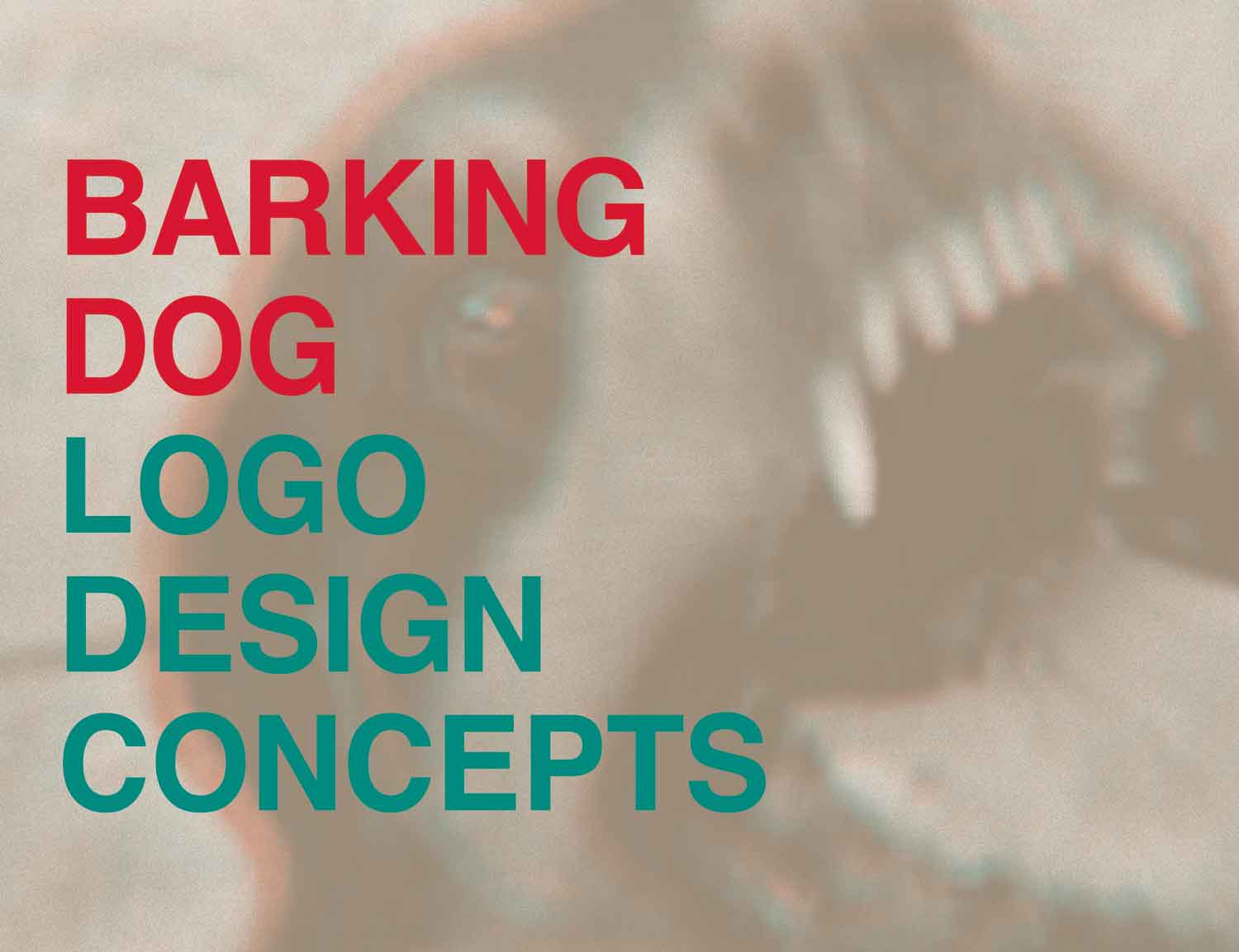 Barking Dog Logo - Aramazt Kalayjian Works // Barking Dog Logo Concepts