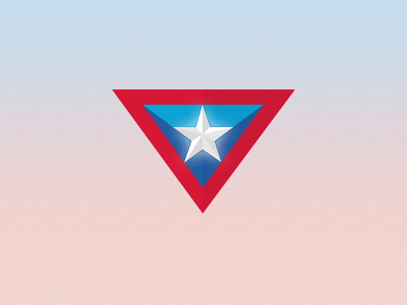 Red Triangle Star Logo - New logo for myself by Vijay Dev | Dribbble | Dribbble