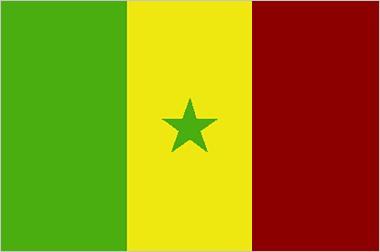 Green and Yellow Star Logo - Flag of Senegal