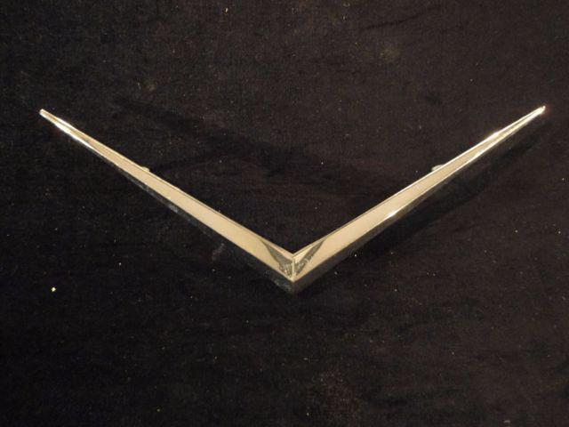 1966 Cadillac V Logo - 1966 Cadillac Coupe Deville Hood V Emblem #1482600 OEM | eBay