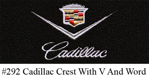 1966 Cadillac V Logo - 1961-1966 Cadillac Eldorado Floor Mats - 4pc - Loop | Factory OEM Parts