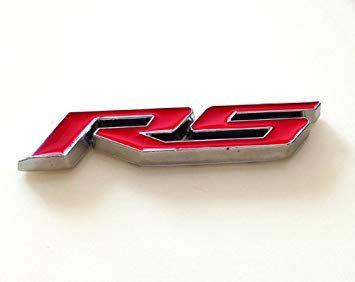 Red Chevrolet Logo - Amazon.com: BENZEE B047 RS Car Emblem Badge Sticker Red For ...