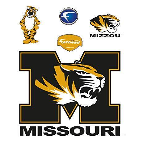 Missouri Tigers Logo - Amazon.com : Fathead NCAA Missouri Tigers Missouri Tigers M Logo ...