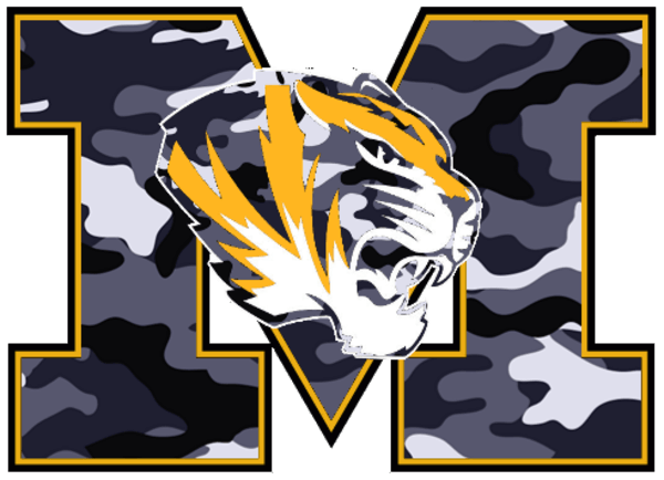 Missouri Tigers Logo - Missouri Tigers Logo White Camouflage | Free Images at Clker.com ...